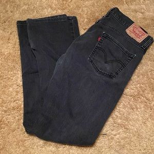 Men’s Black Slim Straight Levi’s Jeans size 34x32